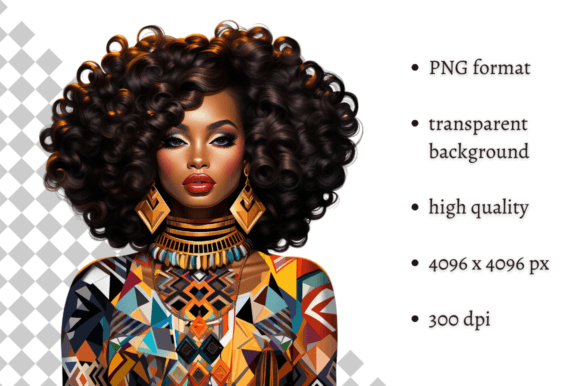 Download African American Ethnic Party Girl PNG - Africa Collection
